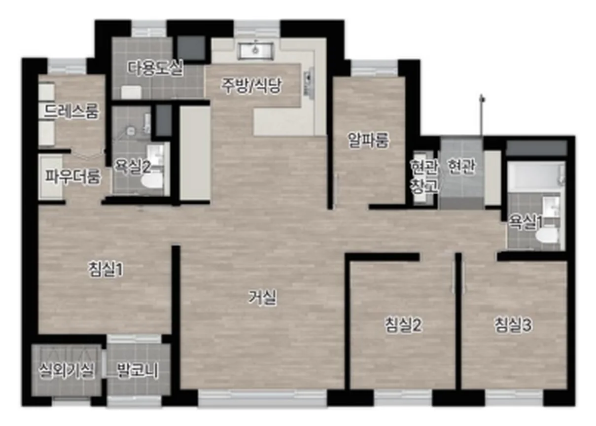 74A 평면도